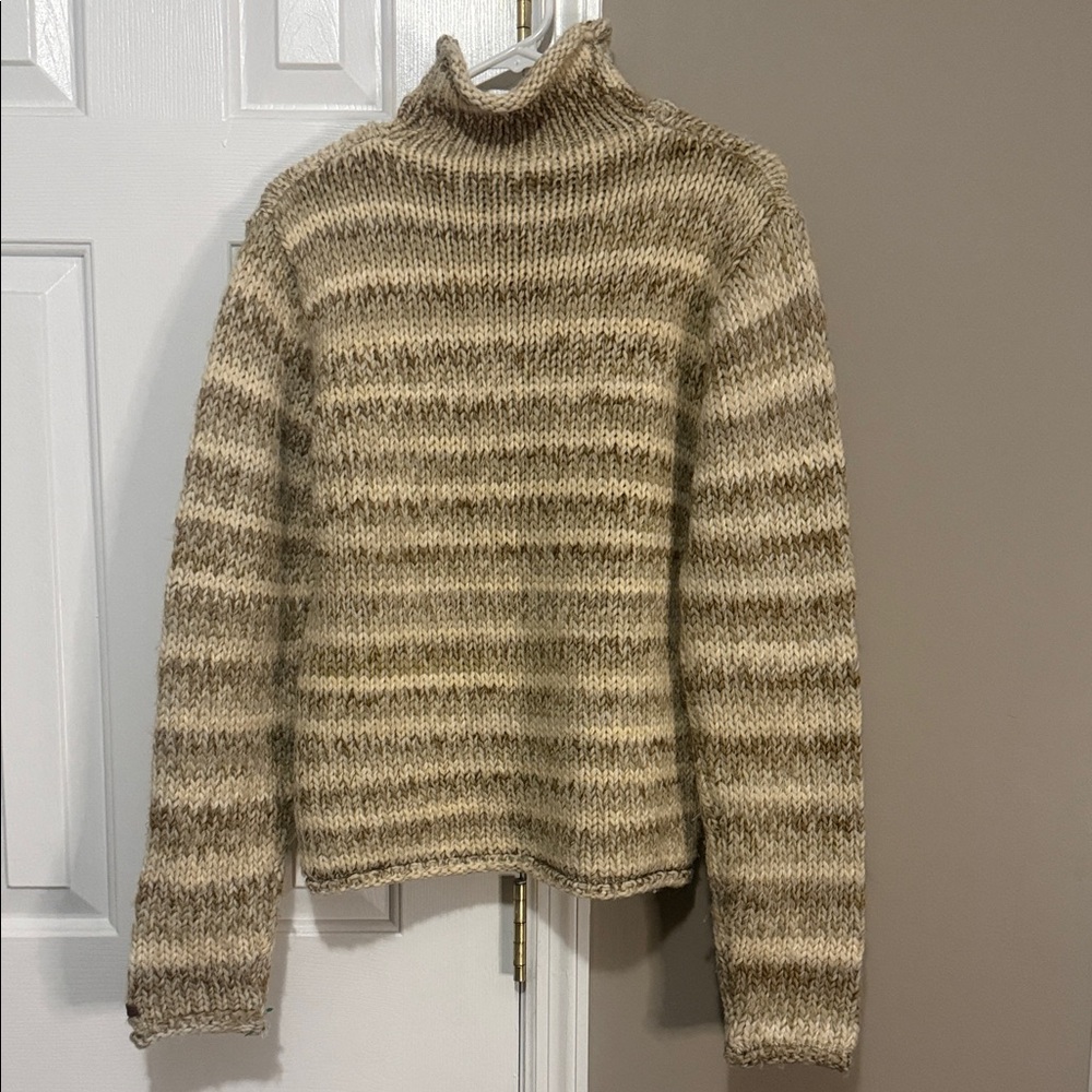 Columbia Wool Blend Mock Neck Sweater Women’s Medium - Picture 7 of 10
